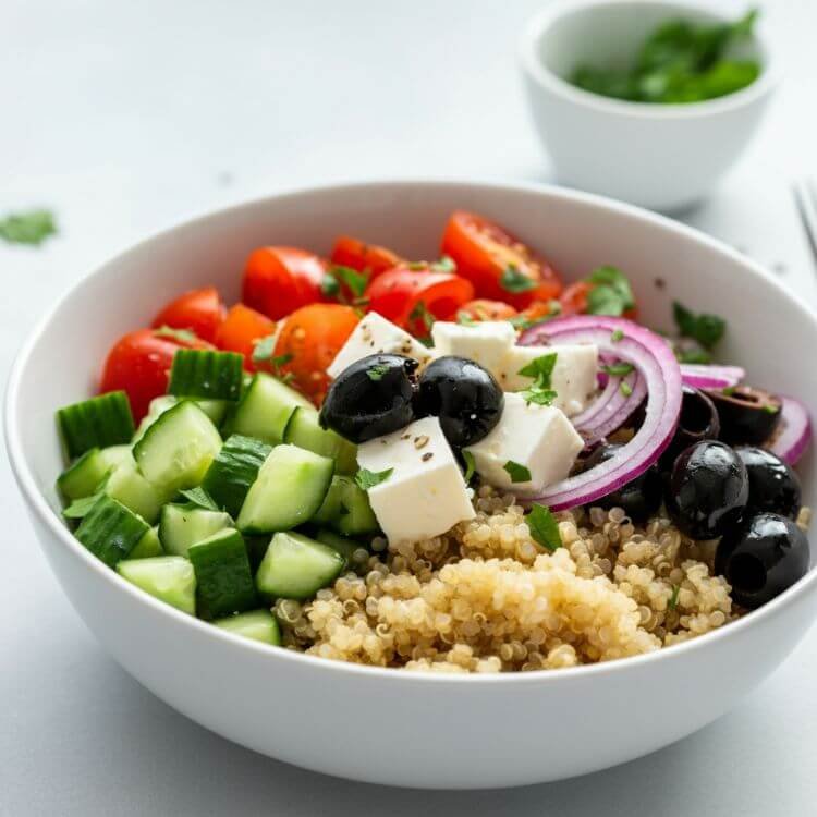 Mediterranean Quinoa Power Bowl