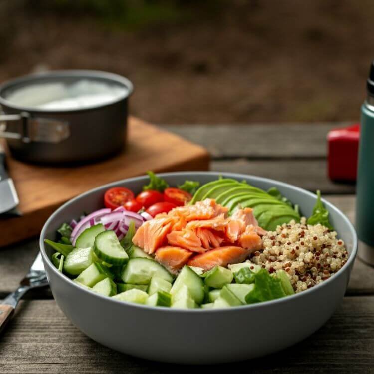 Salmon and Quinoa Power Bowl