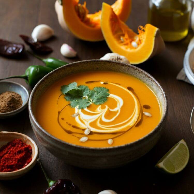 Spicy Chipotle Pumpkin Soup