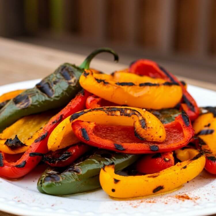 Spicy Grilled Bell Pepper Medley
