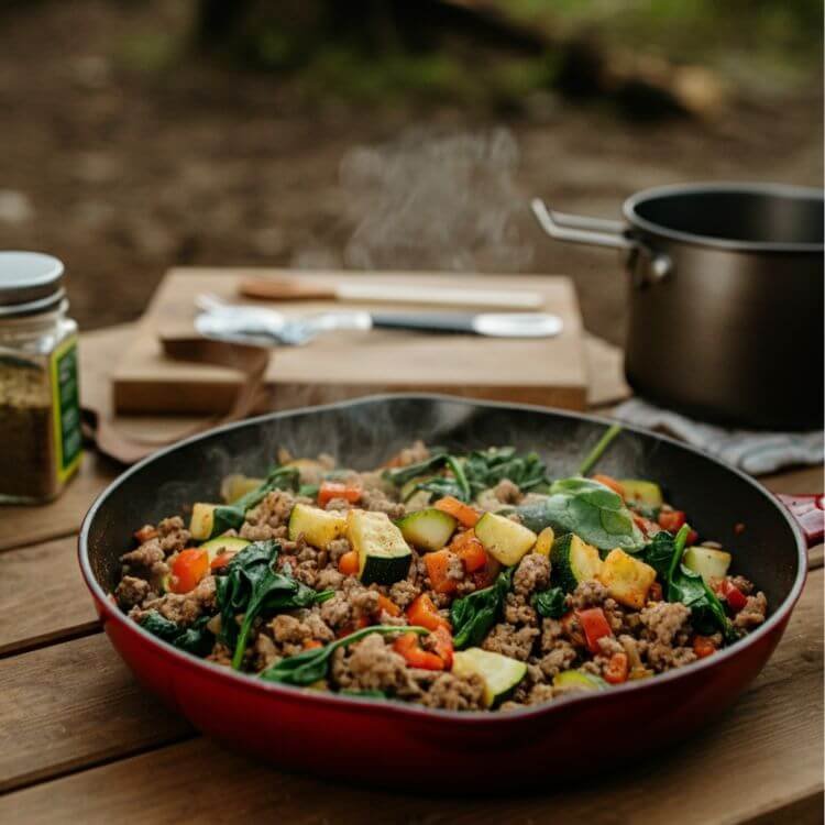 Turkey and Vegetable Skillet Bowl