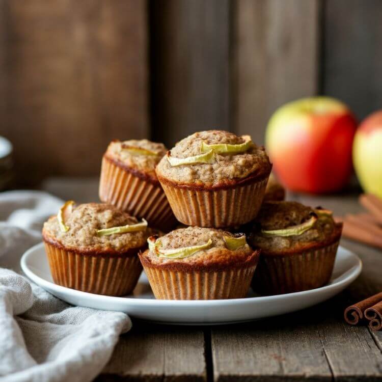 Vegan Apple Cinnamon Muffins