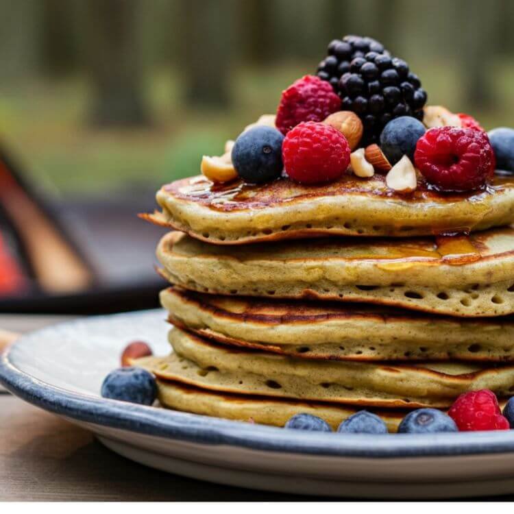 Vegan Campfire Pancakes