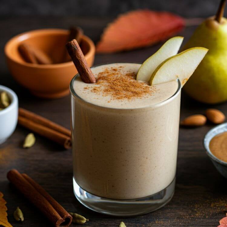 Chai Spiced Pear Smoothie