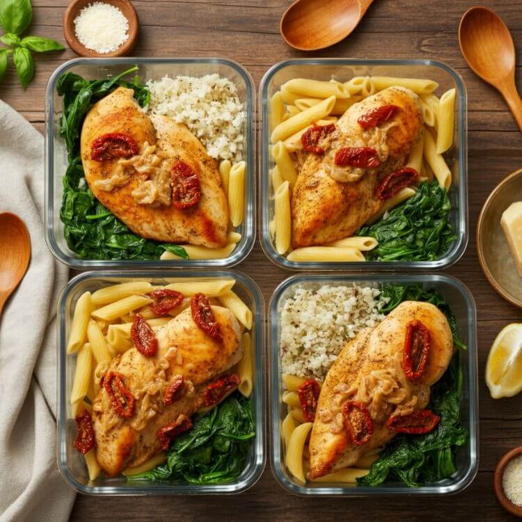 Creamy Tuscan Chicken Meal Prep