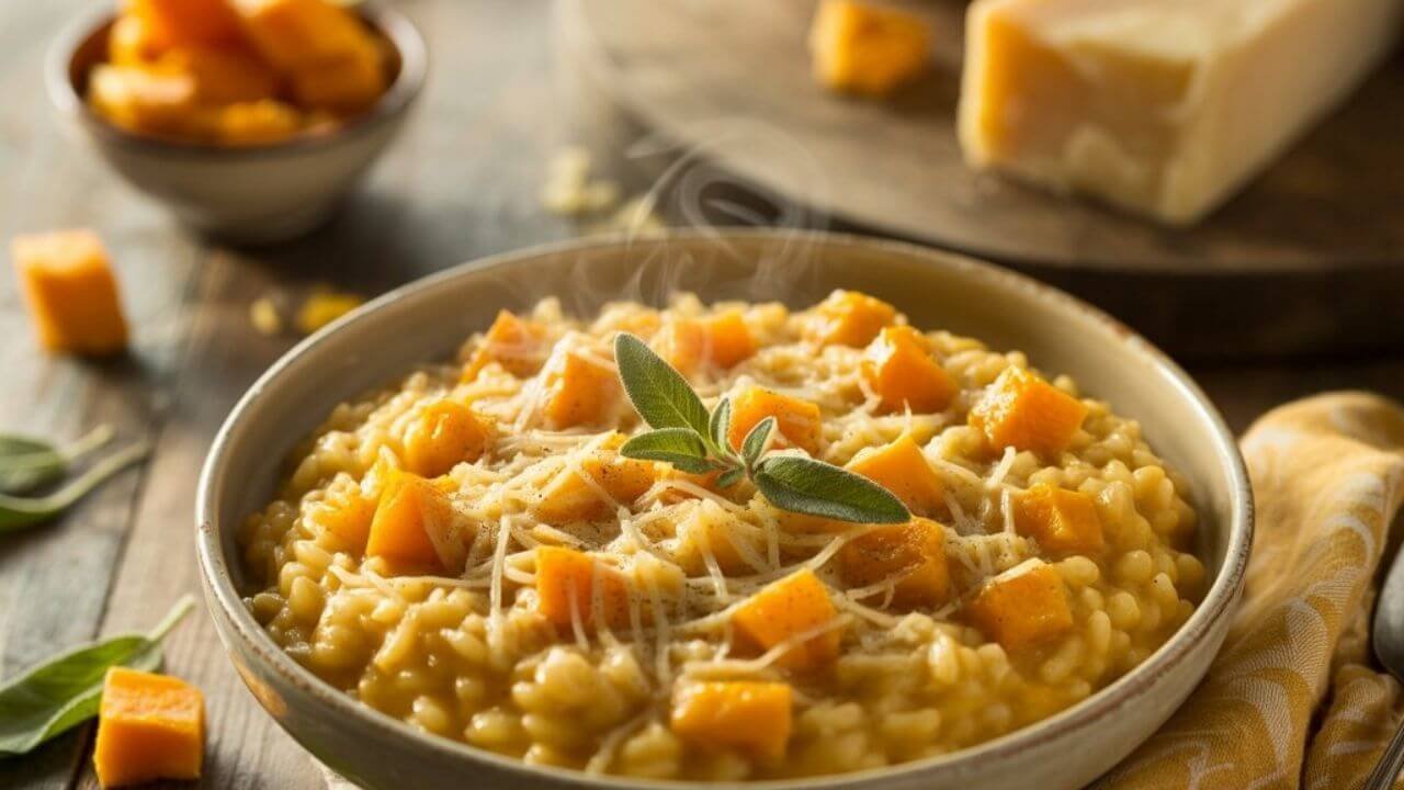 Butternut Squash Risotto with Parmesan