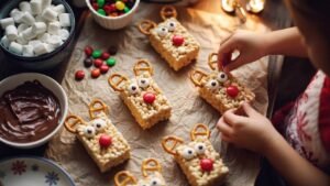 Easy Reindeer Rice Krispie Treats Recipe