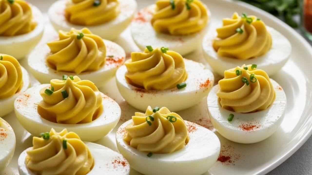 Holiday Deviled Eggs