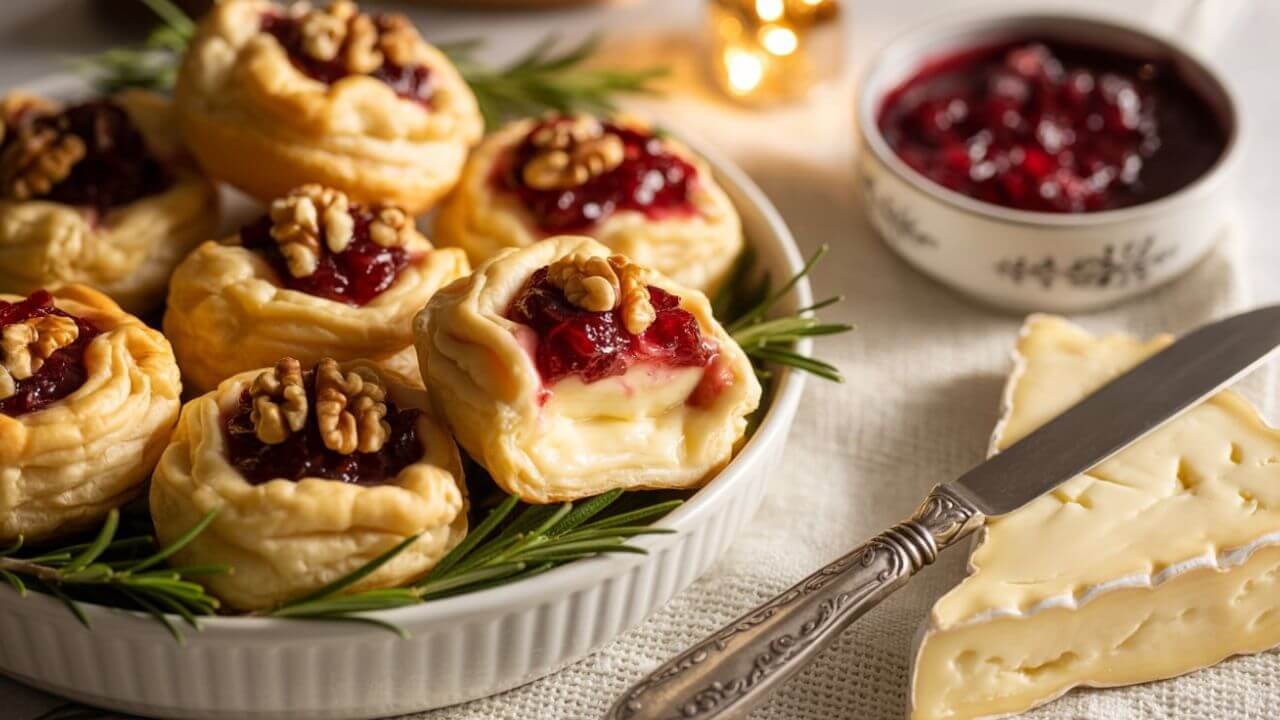 Cranberry Brie Bites