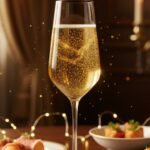 Gold Glitter Champagne Cocktail