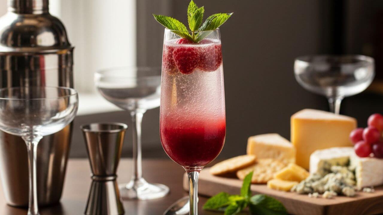 Raspberry Prosecco Fizz